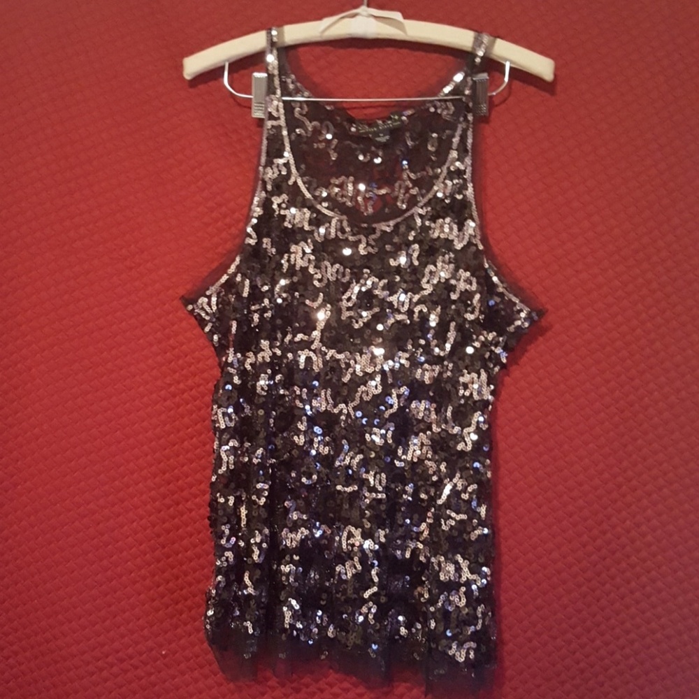 Forever 21 sequin tank top